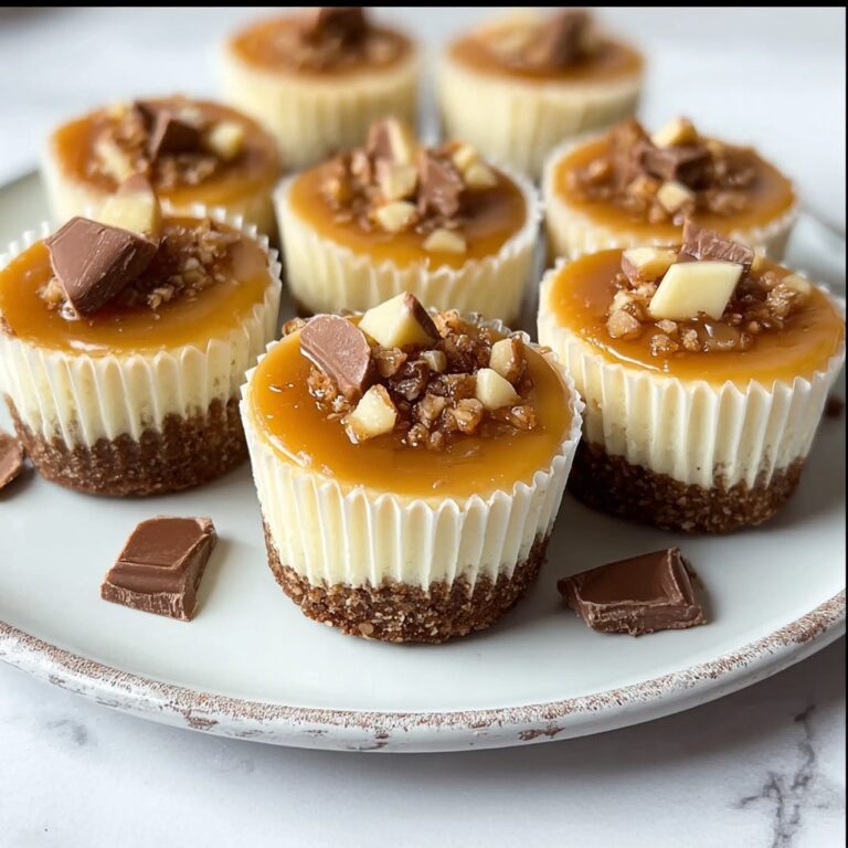 Decadent Mini Turtle Cheesecakes Recipe