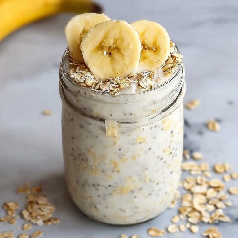 Banana Cream Pie Overnight Oats for a Wholesome Morning Boost Recipe