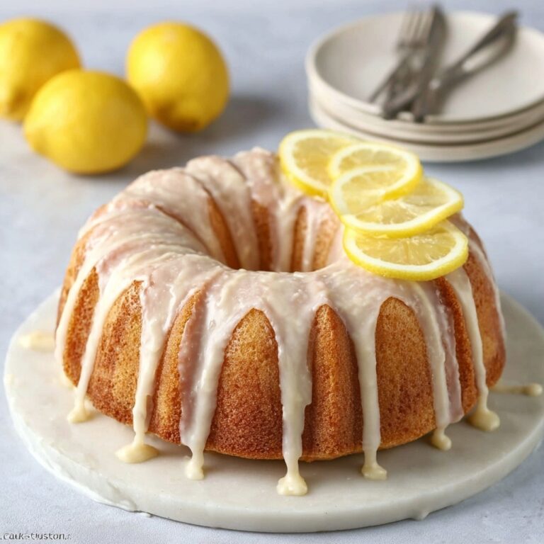 Easy Lemon Bundt Cake Recipe