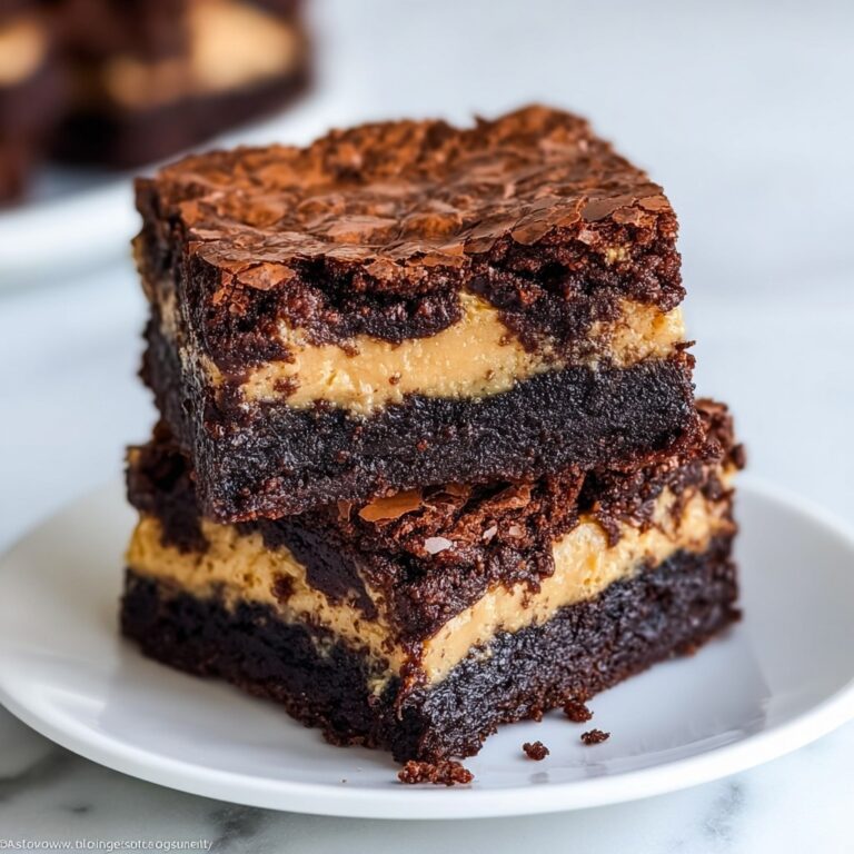 Peanut Butter Stuffed Brownies Recipe