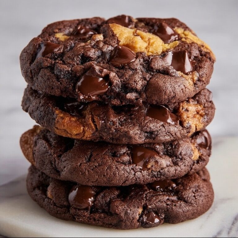 Easy Peanut Butter Stuffed Chocolate Cookies Recipe