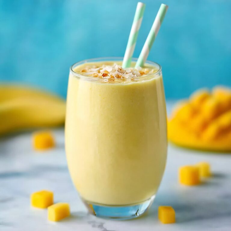 Tropical Overnight Oatmeal Smoothie Recipe