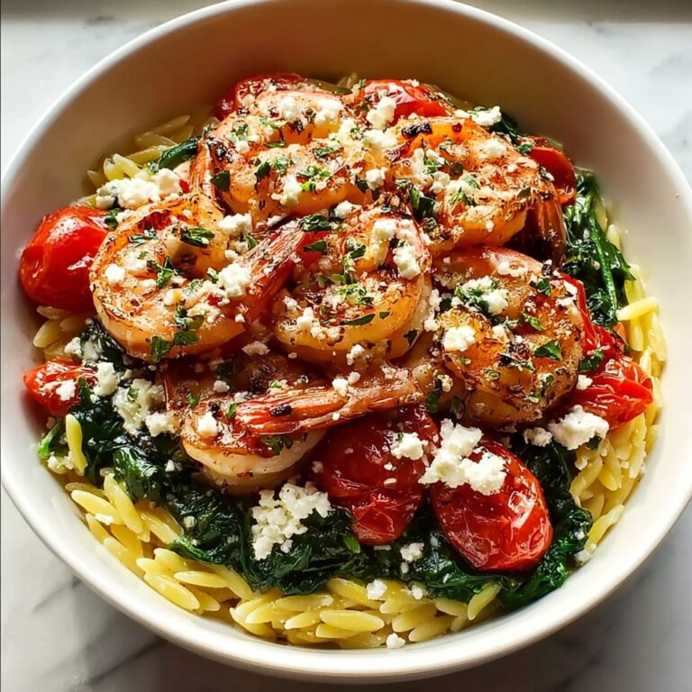 Greek Shrimp with Orzo and Feta Recipe