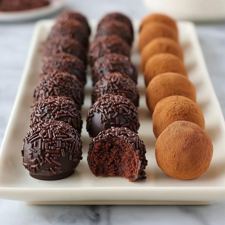 Easy Brownie Truffles Recipe