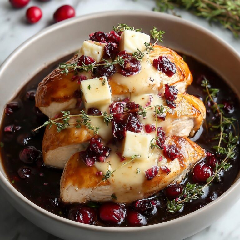 Impressive Cranberry Brie Stuffed Chicken: A Flavorful Showstopper Recipe