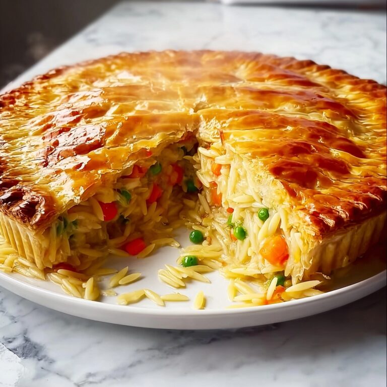 Chicken Pot Pie Orzo: Comfort Food in Every Bite Recipe