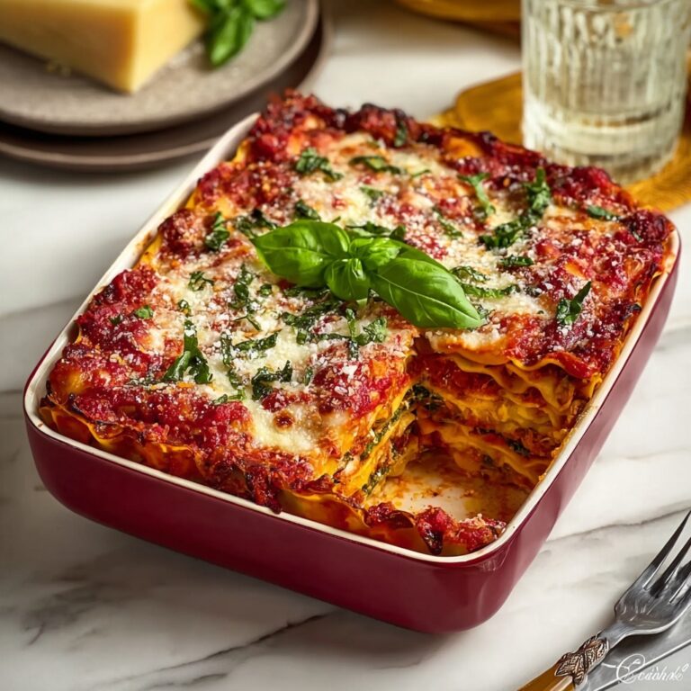 Holiday Christmas Lasagna Recipe