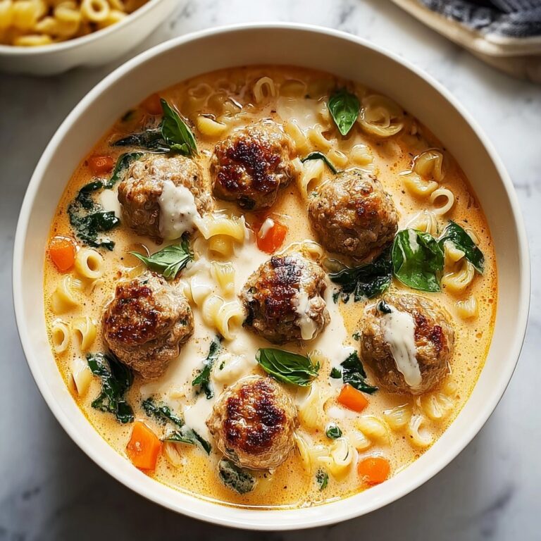 Creamy Italian Meatball Soup Recipe