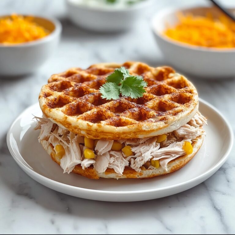 Crispy Chicken Quesadilla Chaffle for a Keto Delight Recipe