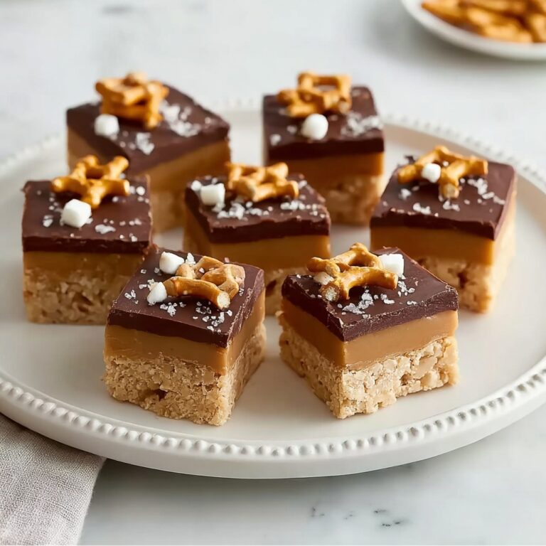 Chocolate Pretzel Peanut Butter Squares Recipe
