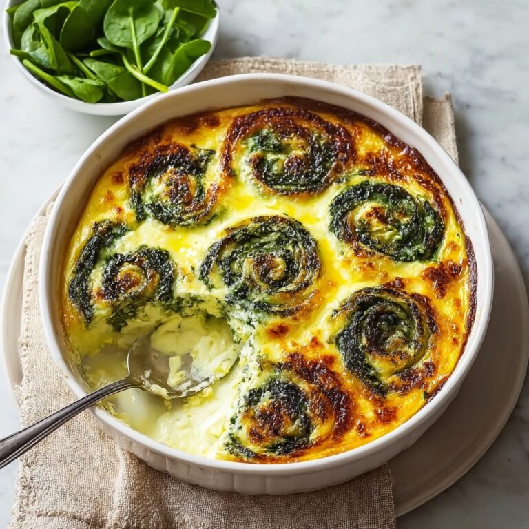 Delicious Spinach Florentine Breakfast Casserole Recipe